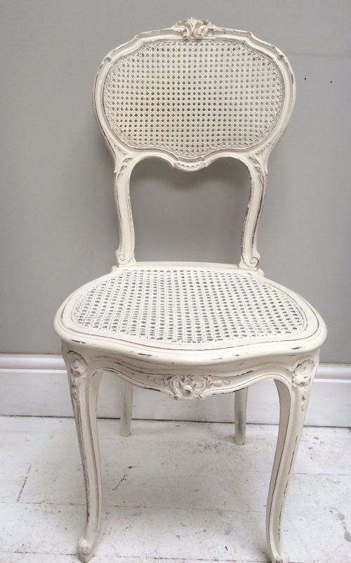 french antique cane chair